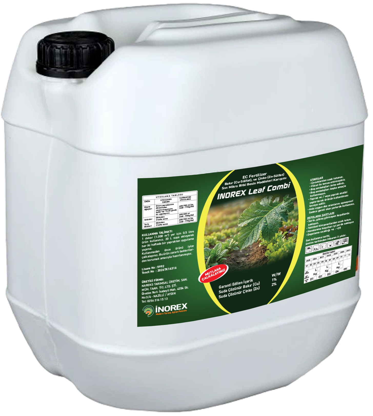 INOREX LEAF COMBI (Leaf and Root Bandage)